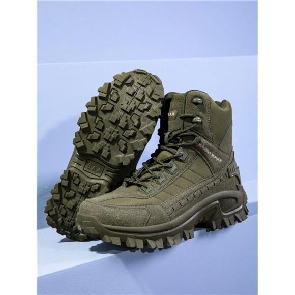 Men's Tactical Boots Military Combat Boots Hiking - Picture 1 of 11